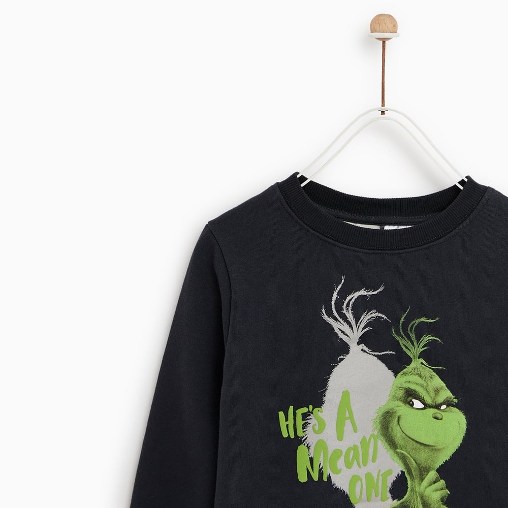 Zara kids The Grinch sweatshirt - Picture 2 of 5